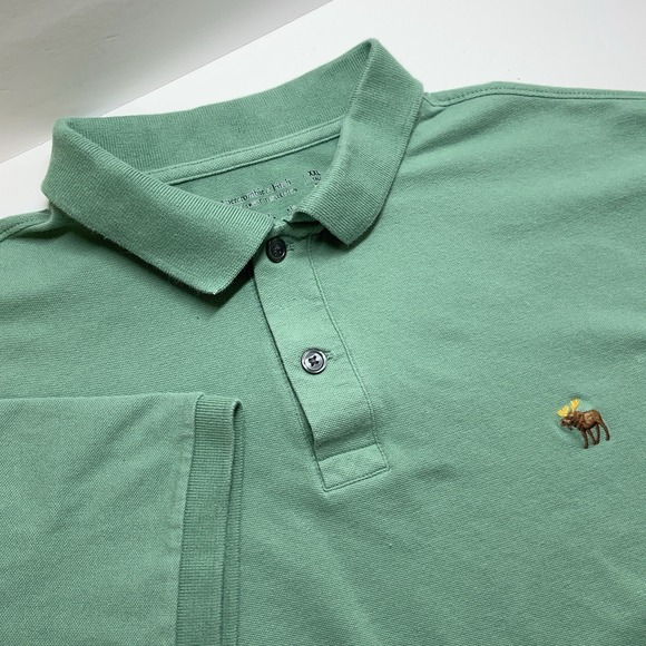 Abercrombie & Fitch Other - Abercrombie & Fitch Mens XXL Tall Polo Shirt Green Dont Sweat It